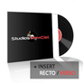 Disque vinyle 140G - 33 tours (LP) en pochette cartonnée avec Insert Recto / Verso