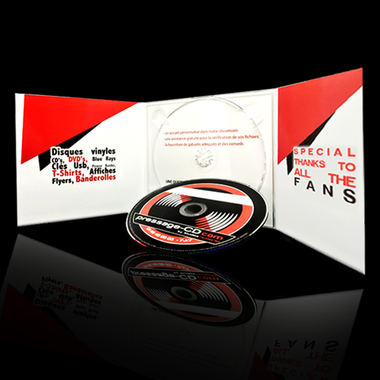 CD Digipack 3 volets - Pressage-cd.com