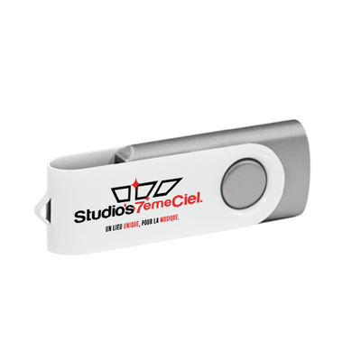 Clef USB Twist personnalisée - Pressage-cd.com